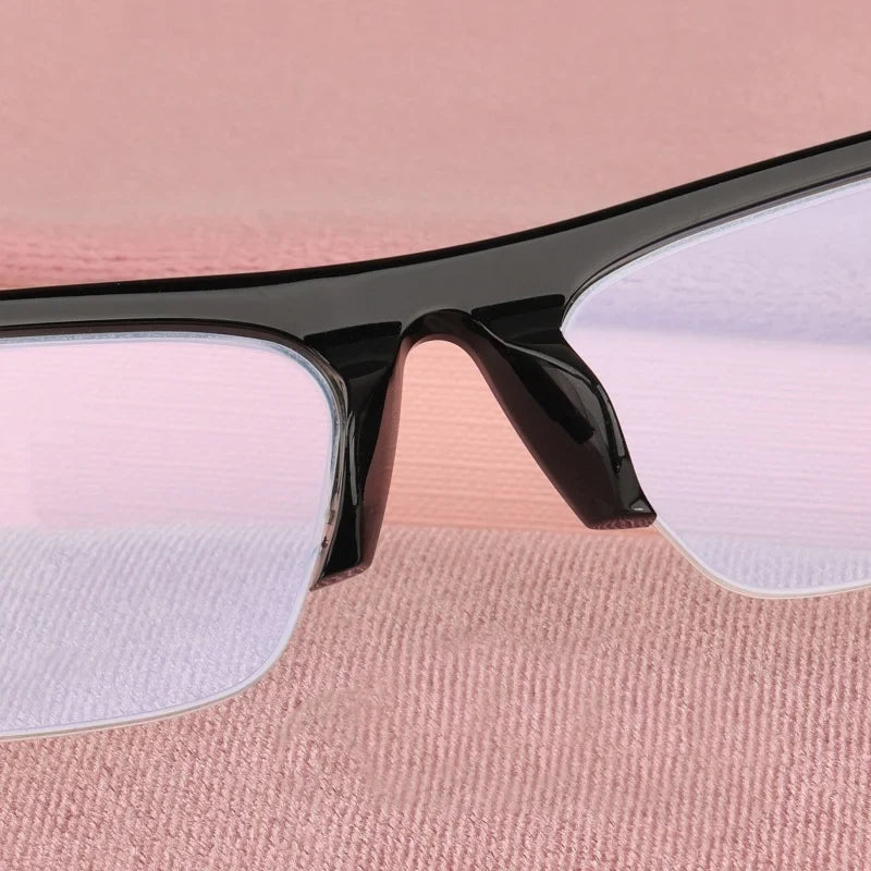 New Women Semi-Rimless Acetate Sunglasses Brand Desinger  Retro Fashionable Eyeware Ladies Traveling Rectangle For SUN GLASSES