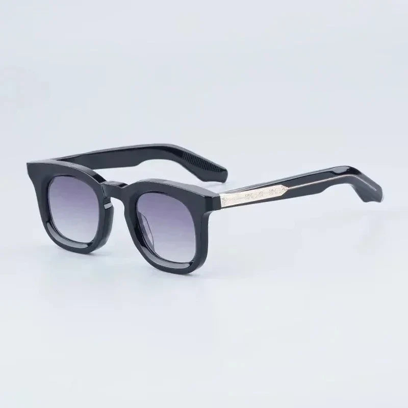JMM Devaux Acetate Rectangle Sunglasses Uv400 Men and Women High Quality Classical Handmade Prescription Eyeglasses with Case