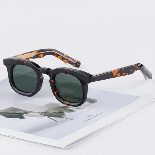 JMM Devaux Acetate Rectangle Sunglasses Uv400 Men and Women High Quality Classical Handmade Prescription Eyeglasses with Case