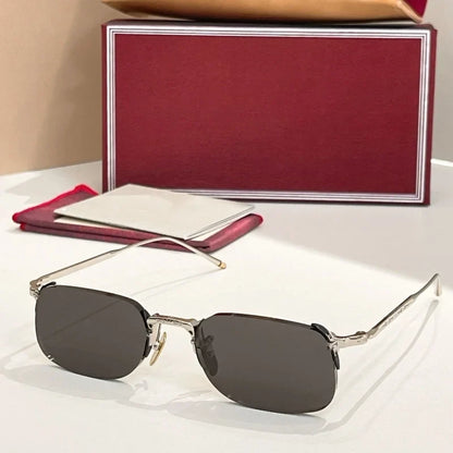 FONDA pure titanium frameless sunglasses - top-quality fashionable luxury accessories designed for both men and women with UV400