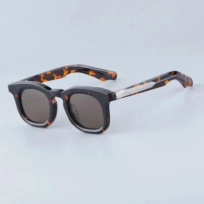 JMM Devaux Acetate Rectangle Sunglasses Uv400 Men and Women High Quality Classical Handmade Prescription Eyeglasses with Case