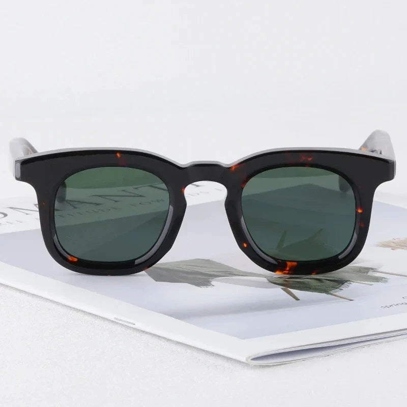 JMM Devaux Acetate Rectangle Sunglasses Uv400 Men and Women High Quality Classical Handmade Prescription Eyeglasses with Case