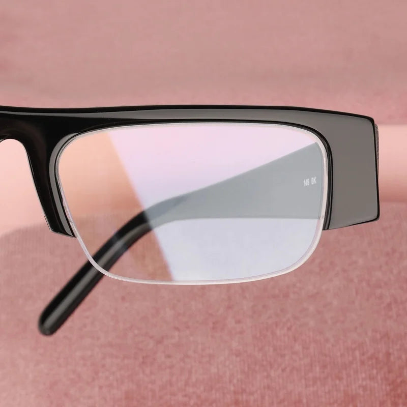 New Women Semi-Rimless Acetate Sunglasses Brand Desinger  Retro Fashionable Eyeware Ladies Traveling Rectangle For SUN GLASSES